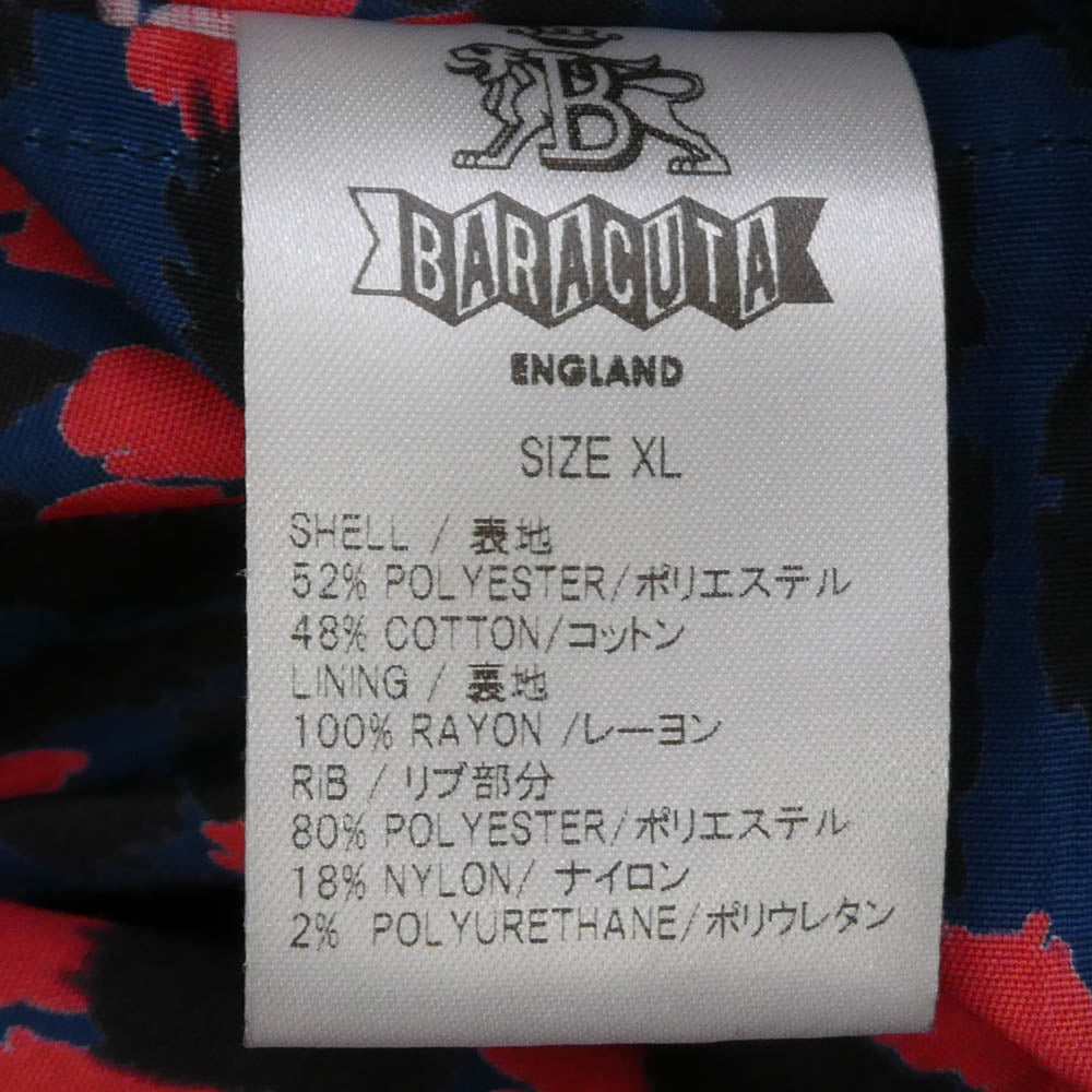 WACKO MARIA ワコマリア BARACUTA バラクータ 25SS 25SS-WMO-BC01 × BARACUTA バラクータ G9 HARRINGTON JACKET ハリントン ジャケット ブルゾン ブラック系 XL【中古】