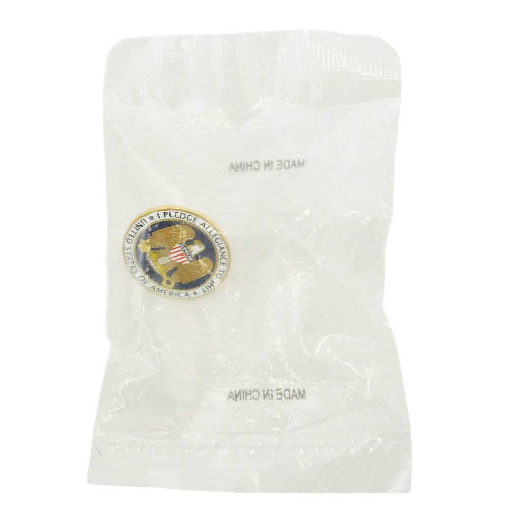 Supreme シュプリーム 17AW Pledge Allegiance Pin プレッジ アレジアンス ピン ピンバッチ ピンズ ゴールド系【新古品】【未使用】【中古】