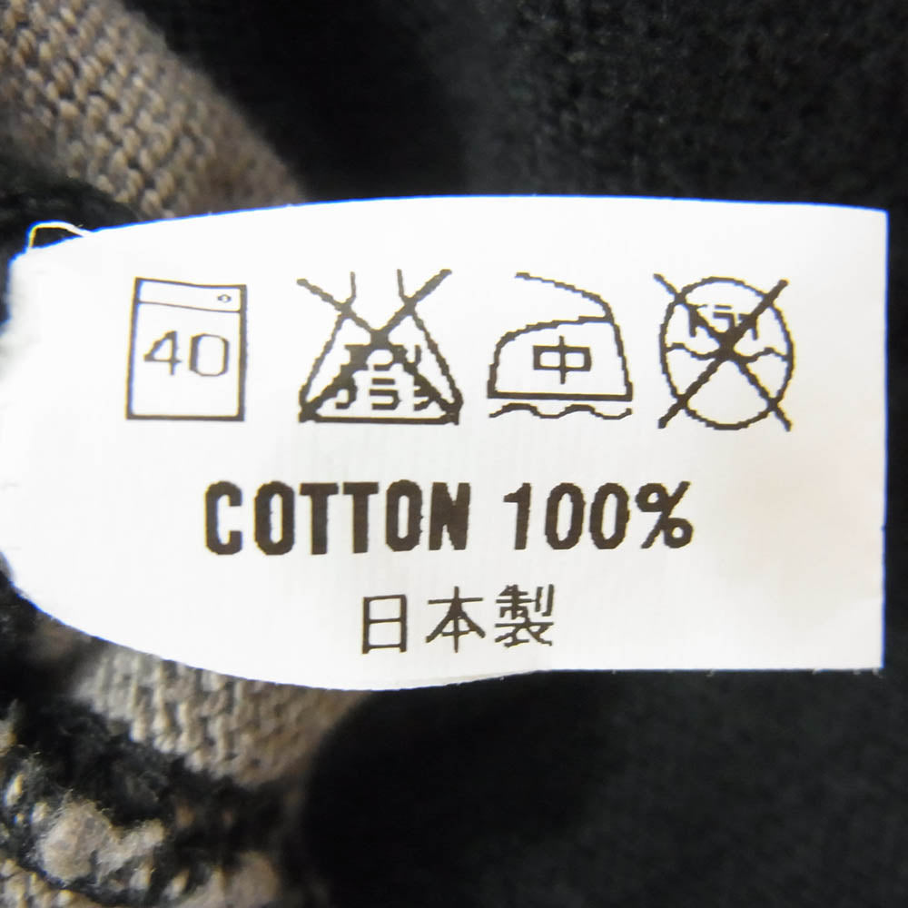 IRON HEART アイアンハート ボーダー スナップボタン 日本製 コットン ベスト グレー系 XXL【中古】