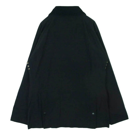 Barbour バブアー 2001155 BEDALE SL PEACHED ビデイル スリムフィット ピーチスキン ジャケット ブラック系 40【中古】