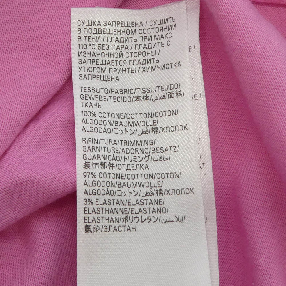BALENCIAGA バレンシアガ 24aw 787349 TQVW4 Oversized T-shirt オーバーサイズ ダメージ 加工 半袖 Tシャツ カットソー ピンク系 L【中古】