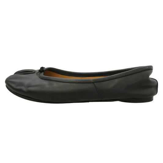 MAISON MARGIELA メゾンマルジェラ Tabi ballet タビ フラット バレエ パンプス ブラック系 実寸参照【中古】