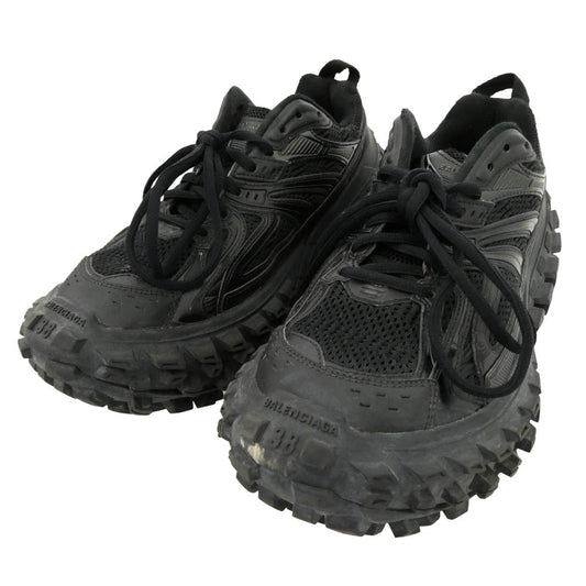 BALENCIAGA バレンシアガ 685611 BOUNCER DEFENDER SNEAKERS バウンサーディフェンダー スニーカー ブラック系 38【中古】