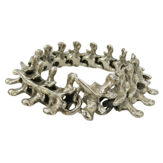 CRAZY PIG クレイジーピッグ 865 納品書付属 SPINE LINK BRACELET LARGE スパイン リンク ブレスレット ラージ シルバー系【極上美品】【中古】