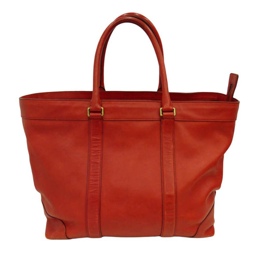 COACH コーチ 70487 レガシー ウィークエンド レザー トート ハンド バッグ レッド系【中古】