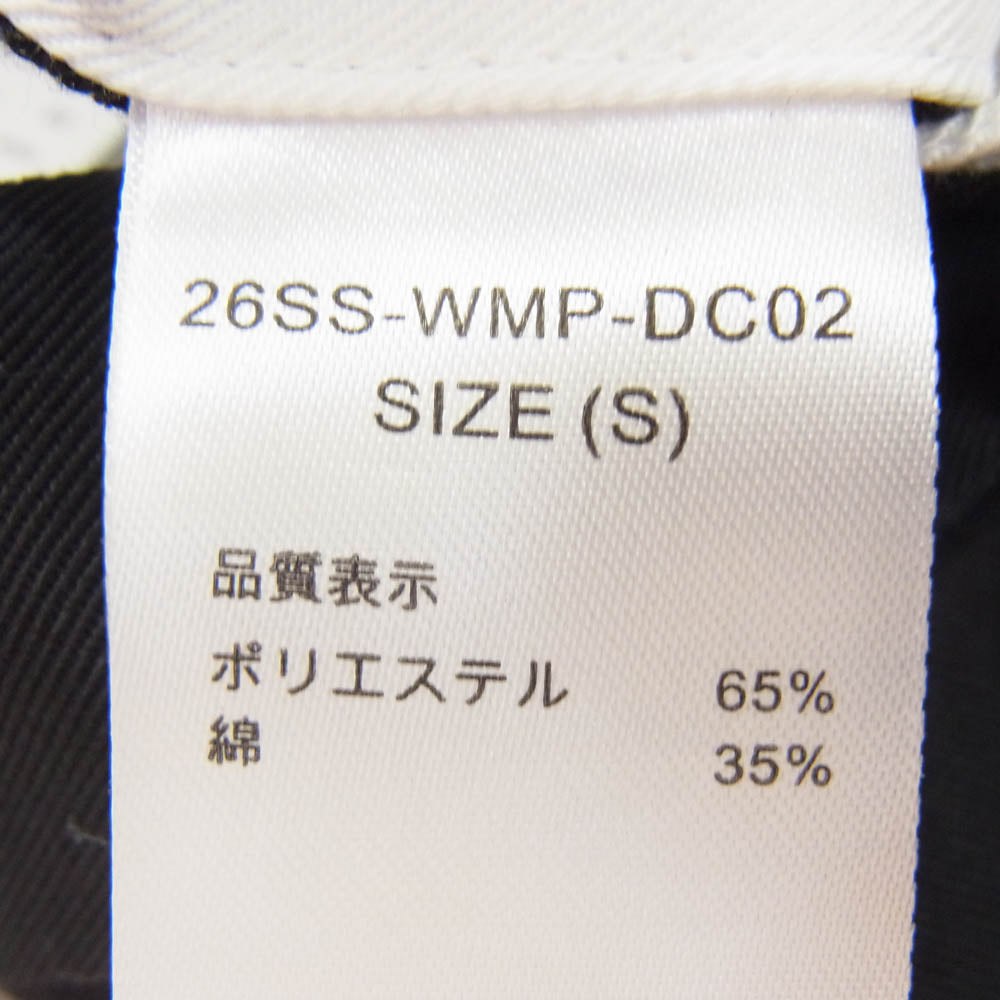 WACKO MARIA ワコマリア 25SS 25SS-WMP-DC02 × DICKIES PLEATED SHORT TROUSERS プリーツ ショート トラウザーズ パンツ ブラック系 S【新古品】【未使用】【中古】