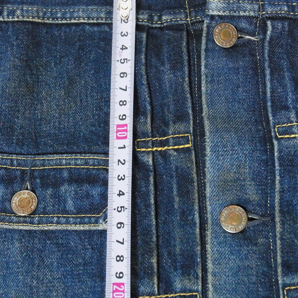 MINEDENIM マインデニム 26SS 2604-8004 Denim CF-TYPE2 GJKT USD 錆加工 デニムジャケット インディゴブルー系 2【極上美品】【中古】