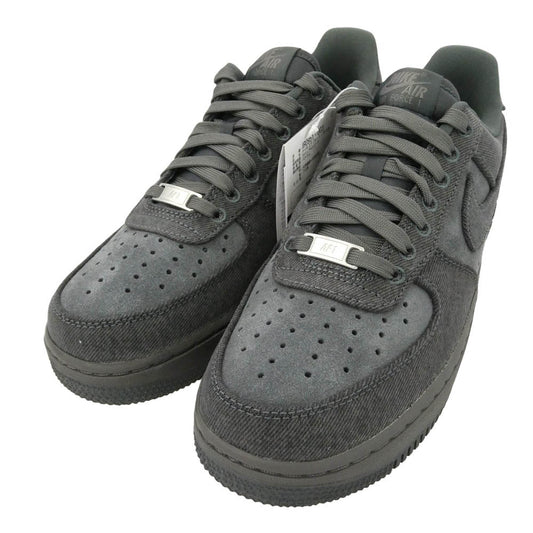 NIKE ナイキ IR0951-003 Air Force 1 '07 LV8 Denim AF1 エア フォース 1 デニム ローカット スニーカー チャコール系 26.5cm【新古品】【未使用】【中古】