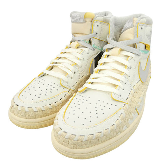NIKE ナイキ FD2565-100 × UNION ユニオン × BEPHIES BEAUTY SUPPLY べフィーズビューティーサプライ AIR JORDAN 1 RETRO HIGH OG SP AJ1 エアジョーダン1ハイ スニーカー オフホワイト系 27cm【新古品】【未使用】【中古】