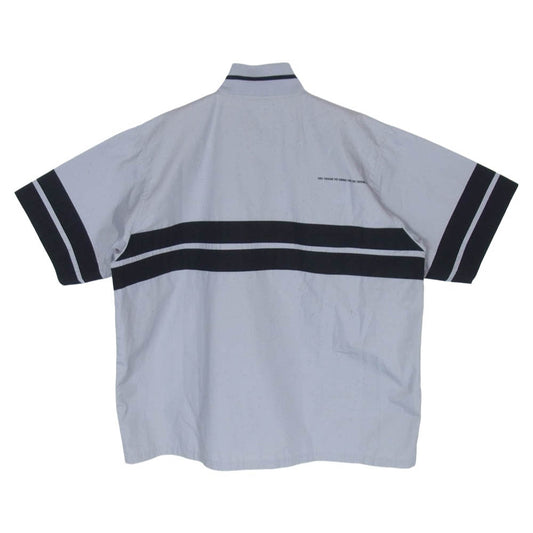 NEIGHBORHOOD ネイバーフッド 02年製 00s 半袖 ワーク シャツ グレー系 M【中古】