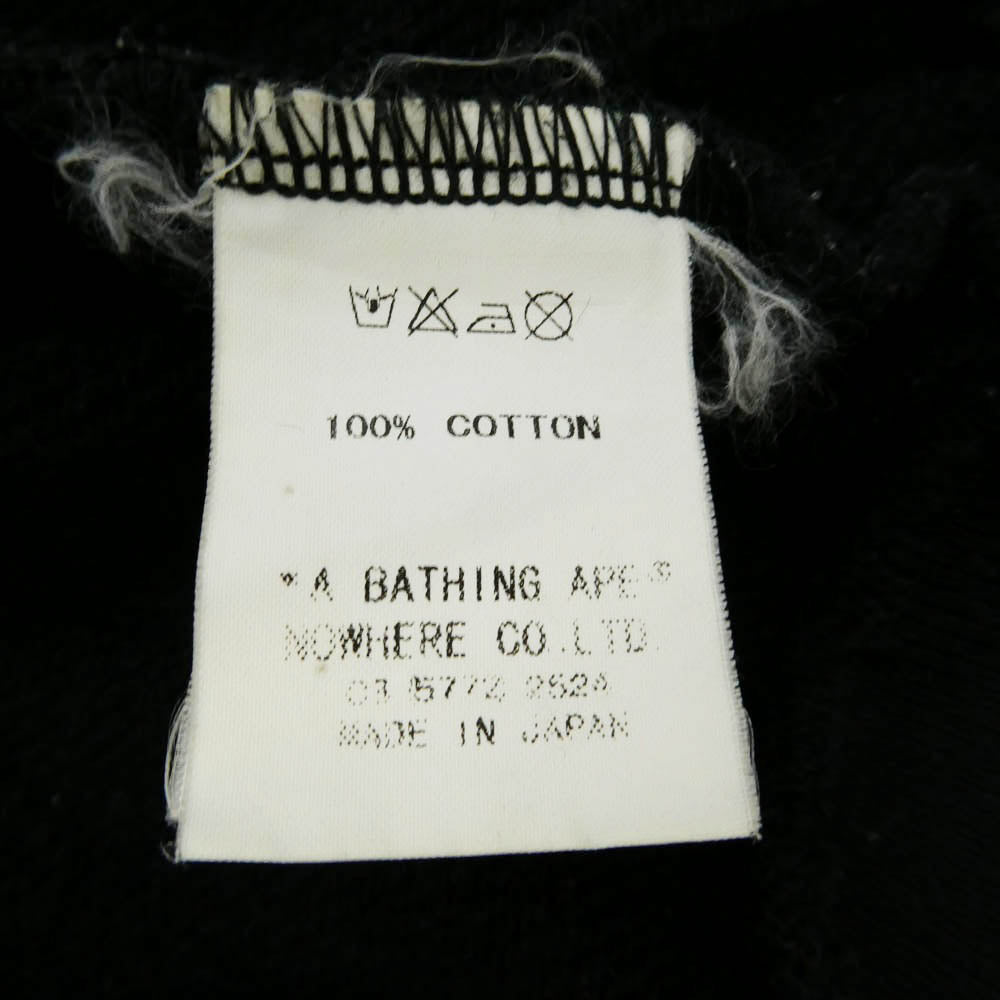 A BATHING APE アベイシングエイプ A,S,N,K,A ロゴ A 00s コットン スタジャン ジャケット ブラック系 M【中古】