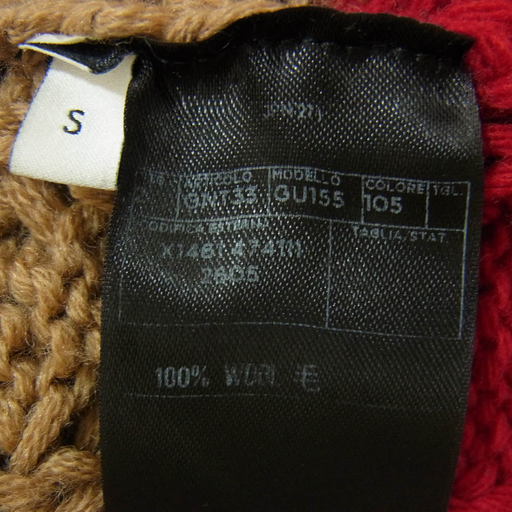 GUCCI グッチ 474111 ケーブル ニット カーディガン ブラウン系 0 【中古】