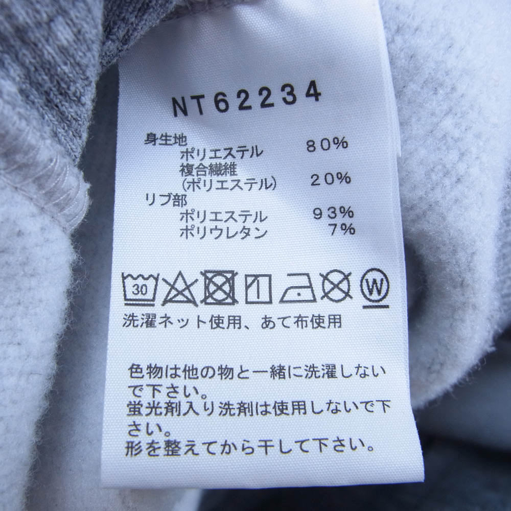 THE NORTH FACE ノースフェイス NT62234 NUPTSE SWEAT HOODIE ヌプシ スウェット フーディー プルオーバー パーカー グレー系 L【中古】