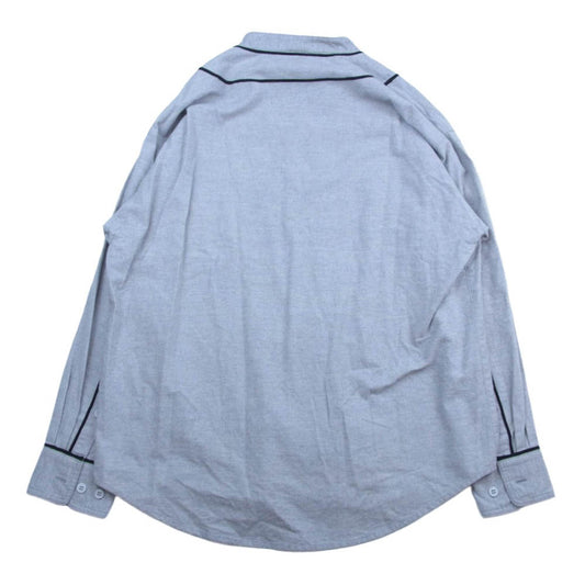 DESCENDANT ディセンダント BASEBALL LS SHIRT ベースボール 長袖 シャツ グレー系 3【中古】
