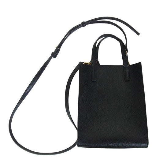 MARC JACOBS マークジェイコブス H001L03FA22-001 2way レザー ショルダー ハンドバッグ ブラック系【中古】