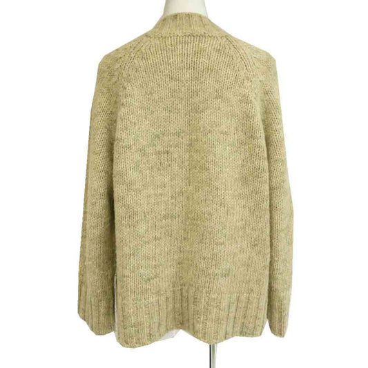 MAISON MARGIELA メゾンマルジェラ 22AW S51GP0222 四つタグ 4ライン BOTANICAL DYE CARDIGAN オーバーサイズ ローゲージ ボタニカルダイ アルパカ カーディガン グリーン系 4【中古】