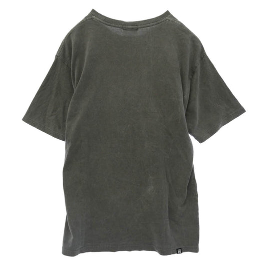 HYSTERIC GLAMOUR ヒステリックグラマー 21SS 02211CT34 RAINBOW レインボー ガールプリント クルーネック 半袖 Tシャツ グレー系 M【中古】