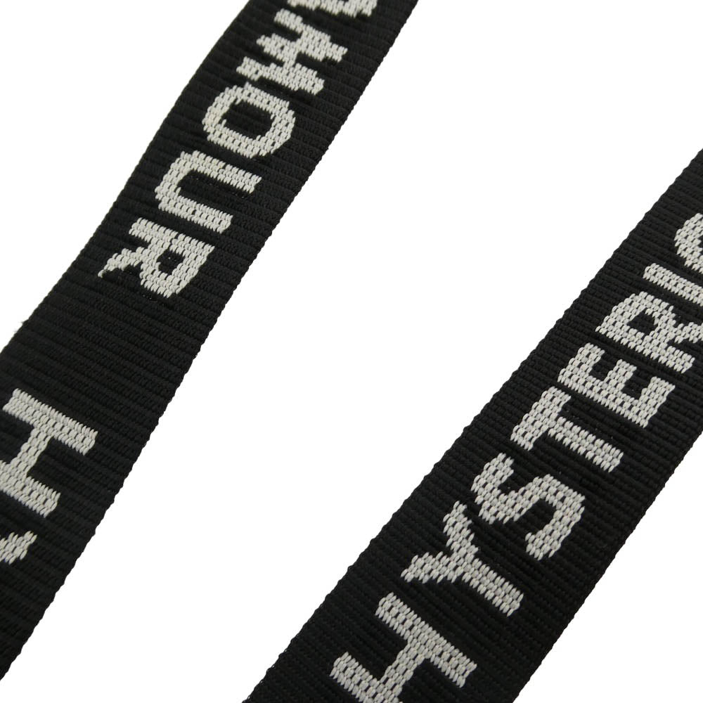 HYSTERIC GLAMOUR ヒステリックグラマー ガールバックル ロゴ ガチャベルト ブラック ブラック系【中古】