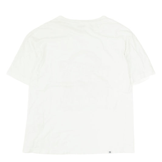 HYSTERIC GLAMOUR ヒステリックグラマー 21SS 01212CT09 SPECIAL TO ME クラッシュ加工 スペシャルトゥミ― 半袖 Tシャツ ホワイト系 FREE【中古】