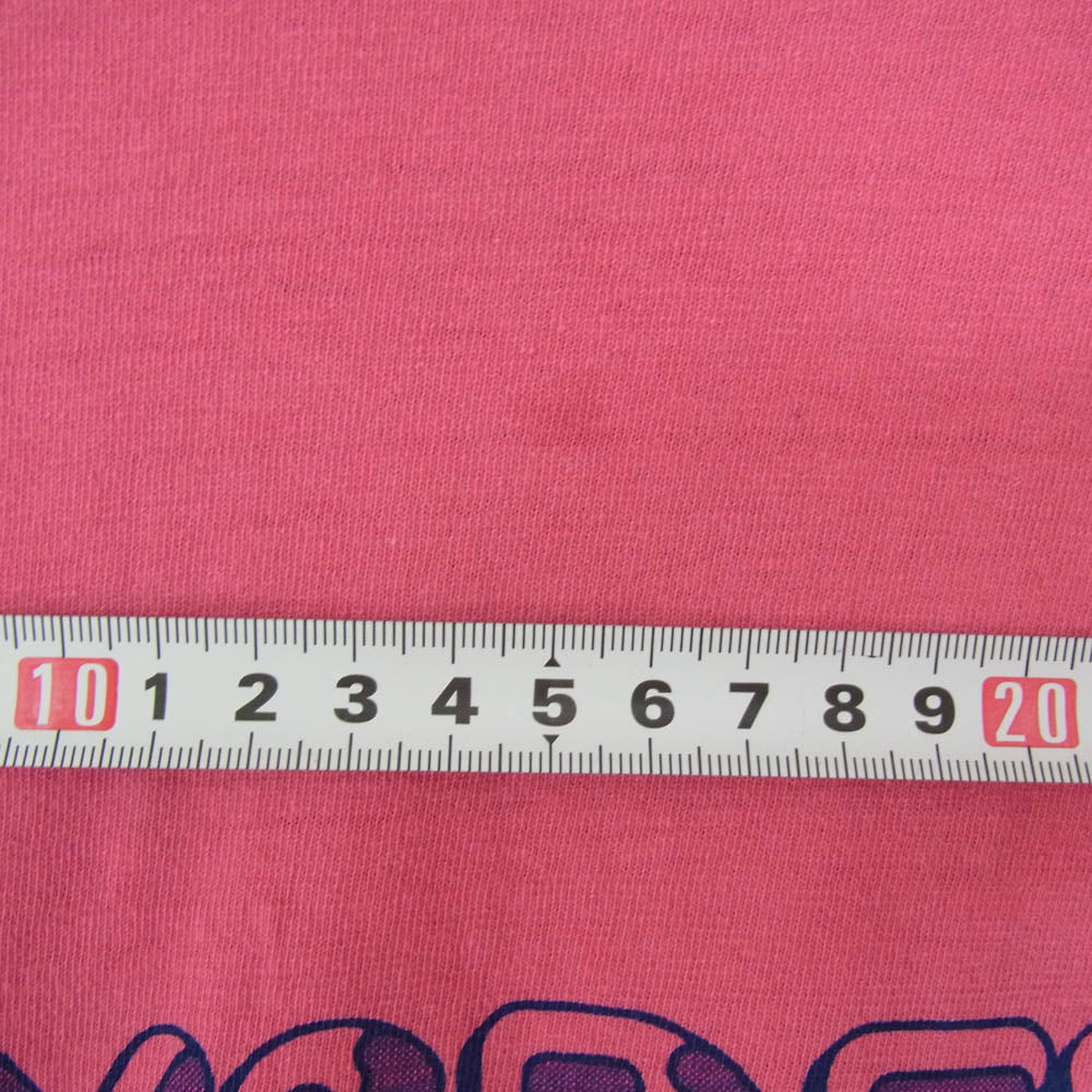 HYSTERIC GLAMOUR ヒステリックグラマー 25AW 02253CL15 HYSDEVIL RECORDS ヒスデビルレコード ロングスリーブ Tシャツ 長袖 カットソー ピンク系 L【中古】