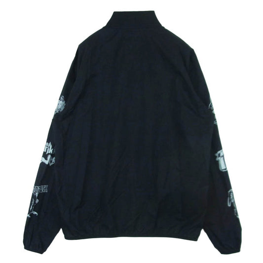 HYSTERIC GLAMOUR ヒステリックグラマー 18SS 02182AB01 ARM LOGO PERTEX JACKET アームロゴ ナイロン ブルゾン ジャケット ブラック系 M【中古】