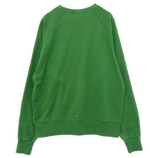 HYSTERIC GLAMOUR ヒステリックグラマー 22AW 02223CS13 TAKES ME HIGHER クルーネック スウェット トレーナー グリーン系 L【中古】
