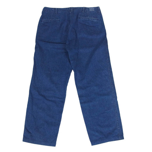 STANDARD CALIFORNIA スタンダードカリフォルニア SD 41Khaki Denim Pants Vintage Wash ヴィンテージウォッシュ加工 41カーキ デニム パンツ インディゴブルー系 32【中古】