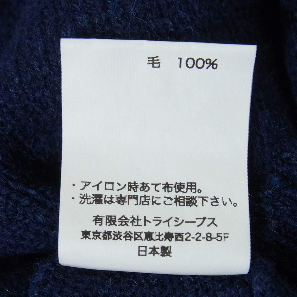 STANDARD CALIFORNIA スタンダードカリフォルニア SD NORDIC SWEATER ノルディック セーター ニット ネイビー系 M【極上美品】【中古】