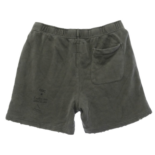 GDC ジーディーシー BBS-56130-A × SaturdaysNYC Damaged Austin Damaged Sweat Short Pants サタデイズニューヨーク スウェット ショートパンツ グレー系 M【中古】