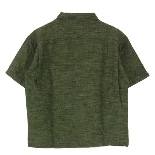 TENDERLOIN テンダーロイン T-MEXICAN SHT S/S メキシカン 半袖 ショートスリーブ オープン シャツ グリーン系 XS【中古】