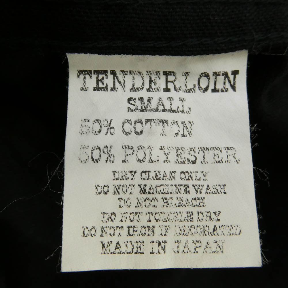 TENDERLOIN テンダーロイン T-BOWL SHT 1 LONG バックフロッキープリント ボーリング 長袖 シャツ ブラック系 S【中古】