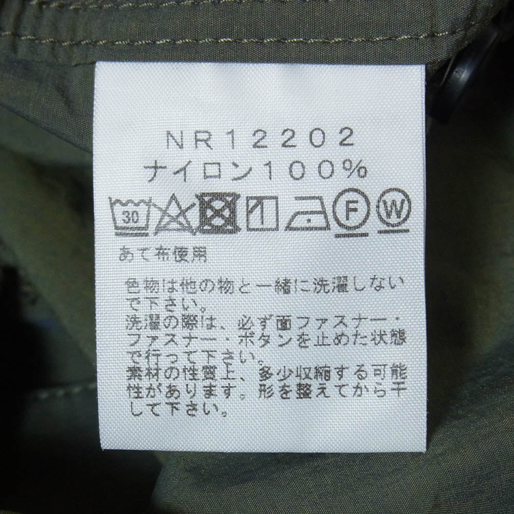 THE NORTH FACE ノースフェイス NR12202 L/S Clad Shirt クラッド ナイロン シャンブレー シャツ L カーキ系 L【中古】