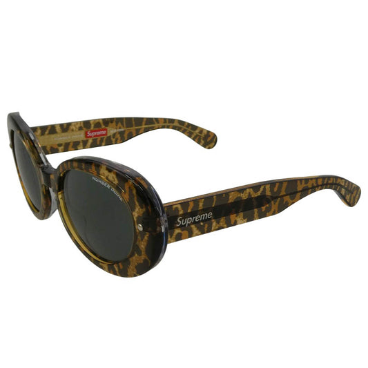 Supreme シュプリーム NUMBER(N)INE ナンバーナイン 25AW x Number (N)ine ナンバーナイン Sunglasses Leopard サングラス レオパード ブラウン系 ブラック系【極上美品】【中古】