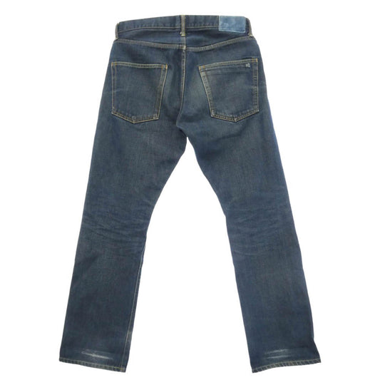 VISVIM ビズビム 16SS 0116105005026 Social Sculpture Denim 01.2 ソーシャル スカルプチャー デニム パンツ インディゴブルー系 W32【中古】