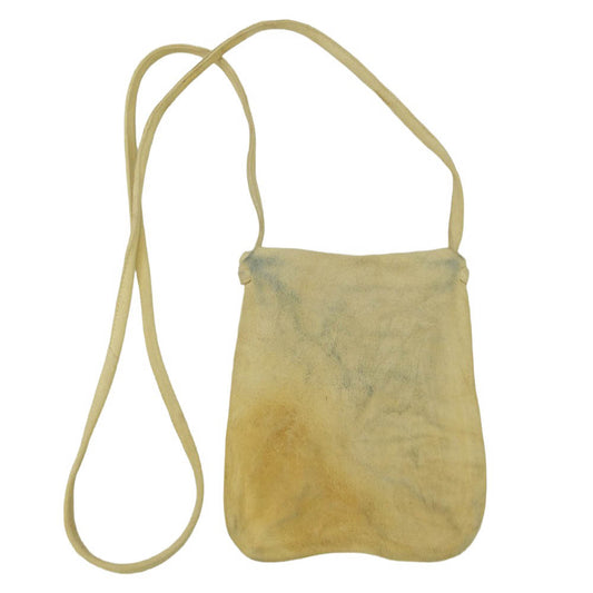 VISVIM ビズビム 0120303003009 MEDICINE BAG M メディスン スエード レザー ショルダー バッグ アイボリー【中古】