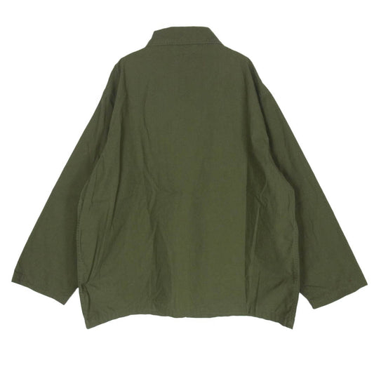 WACKO MARIA ワコマリア 22SS 22SS-WMO-ML02 リップストップ ファティーグ ミリタリー ジャケット カーキ系 S【中古】