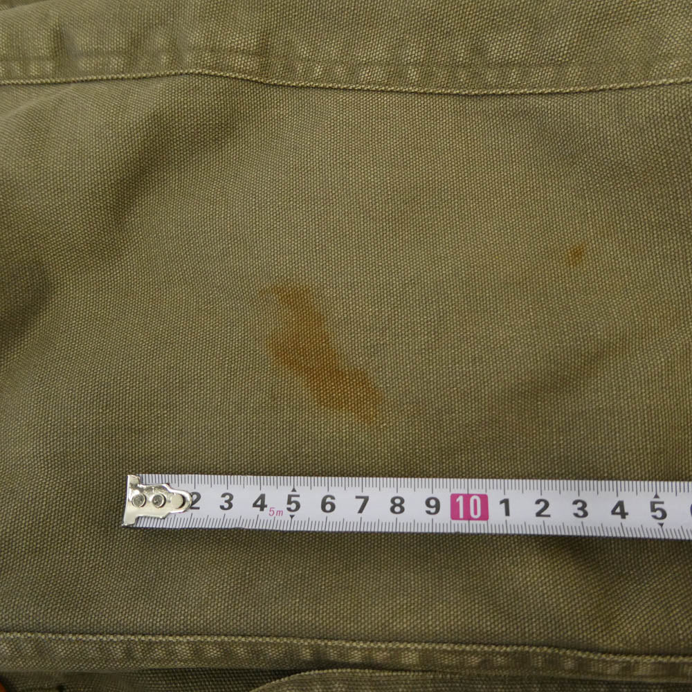 POLO RALPH LAUREN ポロ・ラルフローレン ハンティング ジャケット 裏地 ブランケット ダック地 カバーオール カーキ系 L【中古】
