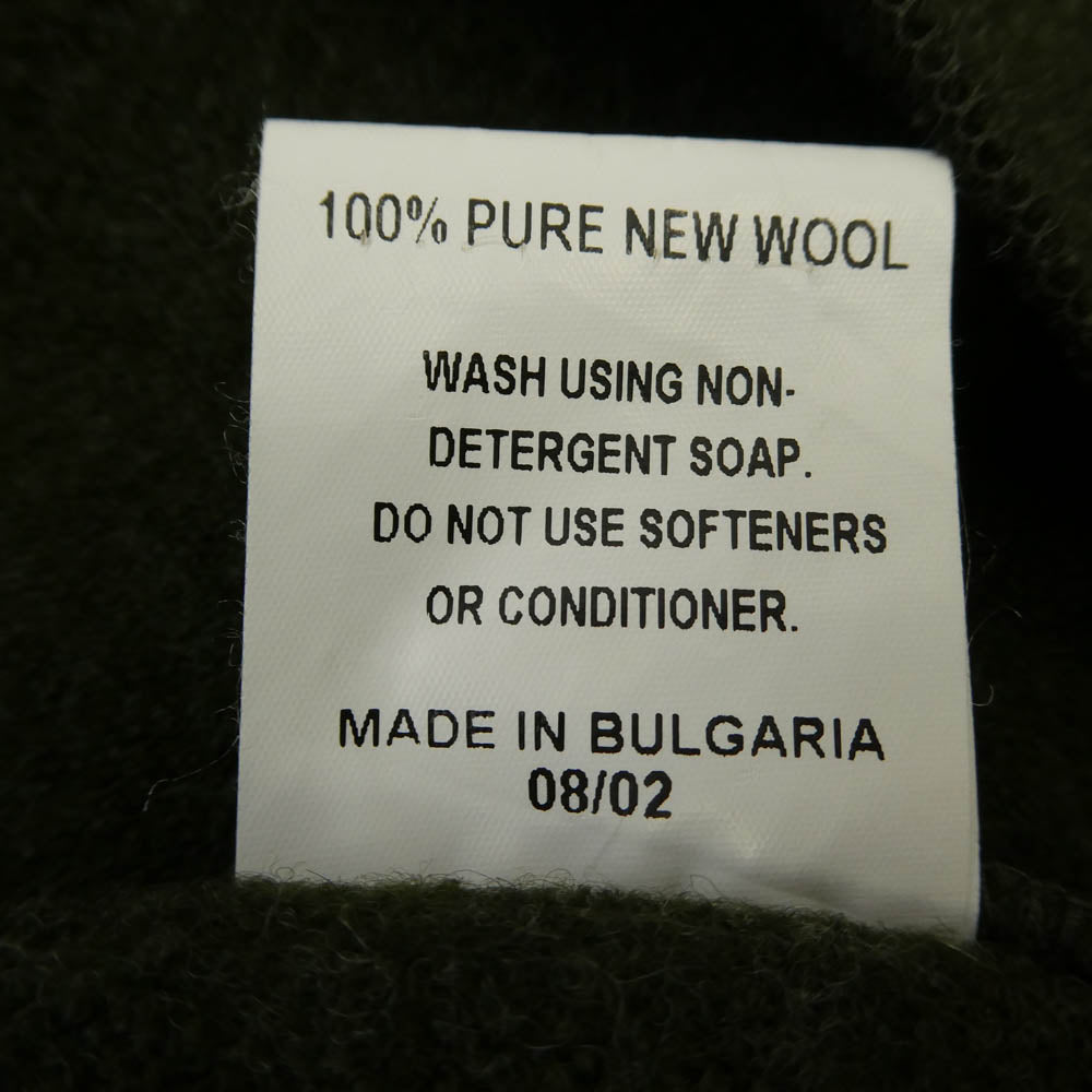Barbour バブアー 8368 FELTED WOOL JKT ハイネック ウール ジップアップ スナップボタン ブルゾン ジャケット モスグリーン系 M【中古】