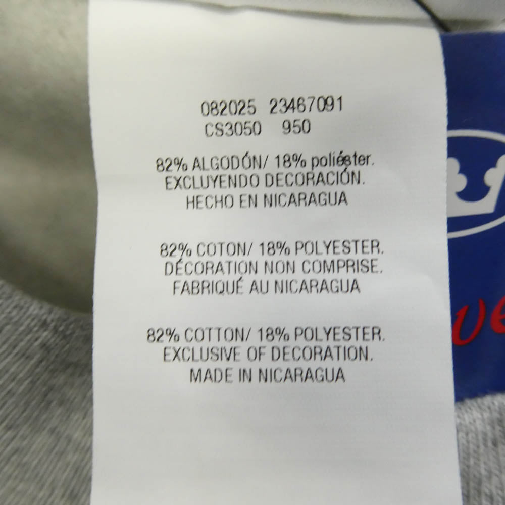 Champion チャンピオン LACMA Hand-Painted Sign Reverse Weave Sweatshirt 美術館 リバースウィーブ クルー スウェット グレー系 3XL【新古品】【未使用】【中古】