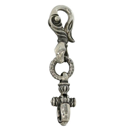 LONE ONES ロンワンズ SWAN CLIP(L) W/ CLASP(L) スワンクリップL ウィズ クラスプL キーリング キーチェーン シルバー系【極上美品】【中古】
