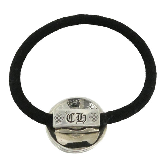 CHROME HEARTS クロムハーツ(原本無) HAIRBAND クロスボールボタン ヘアゴム コンチョ シルバー系【中古】