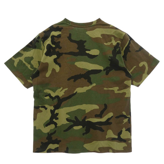 Supreme シュプリーム 25SS small box tee camo スモールボックスロゴ カモ 半袖 Tシャツ カーキ系 M【中古】