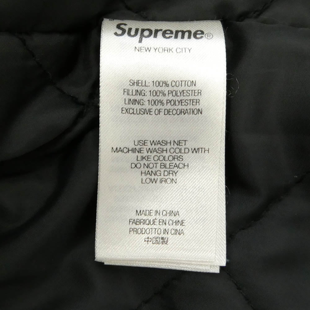 Supreme シュプリーム 26SS Quilted Lined Denim Snap Shirt キルテッド ラインド デニムスナップシャツ キルティング デニム ジャケット ライトブルー系 S【中古】