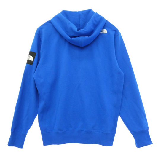 THE NORTH FACE ノースフェイス NT12335 SQUARE LOGO FULL ZIP スクエア ロゴ フル ジップ パーカー フーディー ブルー系 XL【中古】