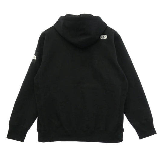 THE NORTH FACE ノースフェイス NT62349 SQUARE LOGO FULL ZIP スクエア ロゴ フル ジップ パーカー フーディー ブラック系 XL【中古】