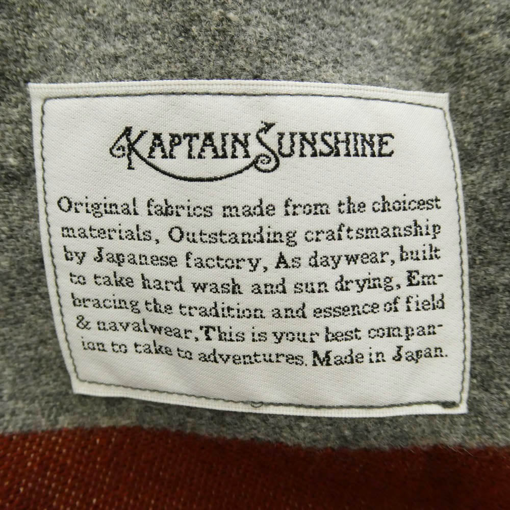 KAPTAIN SUNSHINE キャプテンサンシャイン ブランケット クルーザー ポンチョ カーディガン マルチカラー系【中古】