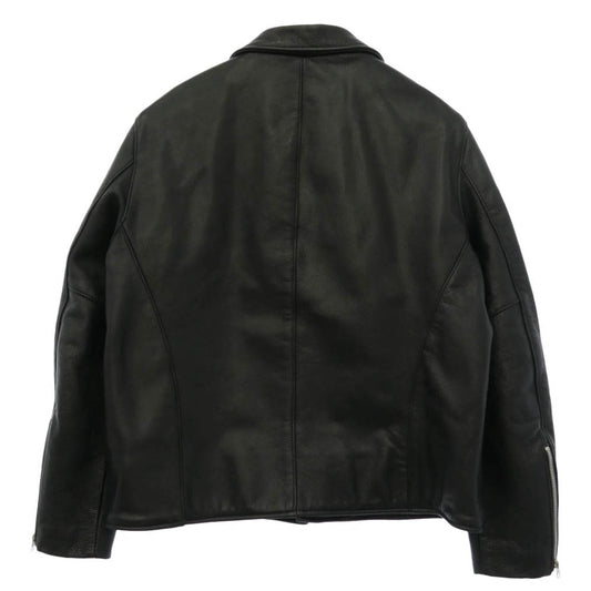 VANSON バンソン C2R ダブルジップ ダブルライダース レザー ジャケット ブラック系 44【美品】【中古】