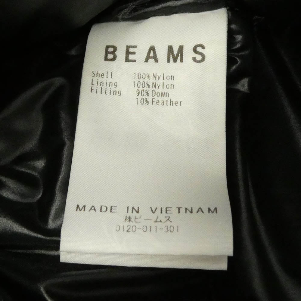 BEAMS ビームス 11-18-1223-120 SSZ エスエスズィー ダウン ジャケット ブラック系 M【中古】