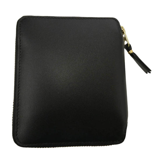 COMME des GARCONS コムデギャルソン SA2100 CLASSIC LEATHER ZIP WALLET クラシック レザー ラウンドファスナー 二つ折り 財布 ウォレット ブラック系【新古品】【未使用】【中古】