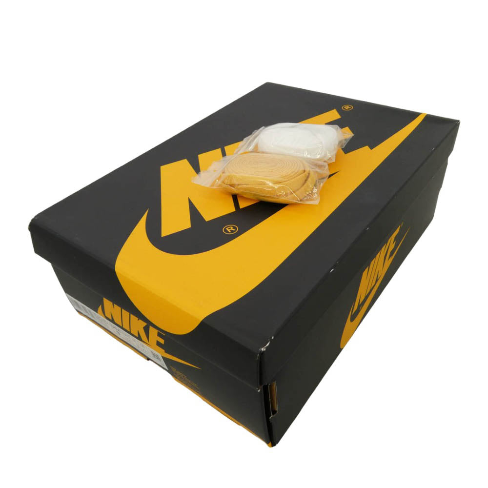 NIKE ナイキ 555088-701 Air Jordan 1 High OG AJ1 エアジョーダン ハイカット スニーカー イエロー系 ブラック系 27.0cm【中古】